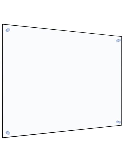 Panou antistropi bucătărie transparent 80x60 cm sticlă securiz.