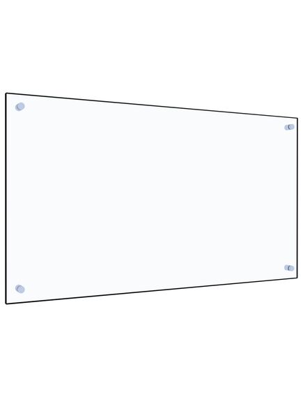 Panou antistropi bucătărie transparent 90x50 cm sticlă securiz.