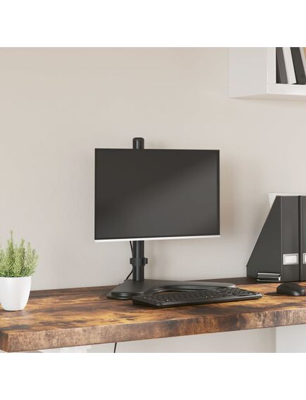 Suport de perete pentru monitor vesa 75/100 mm, negru, oțel