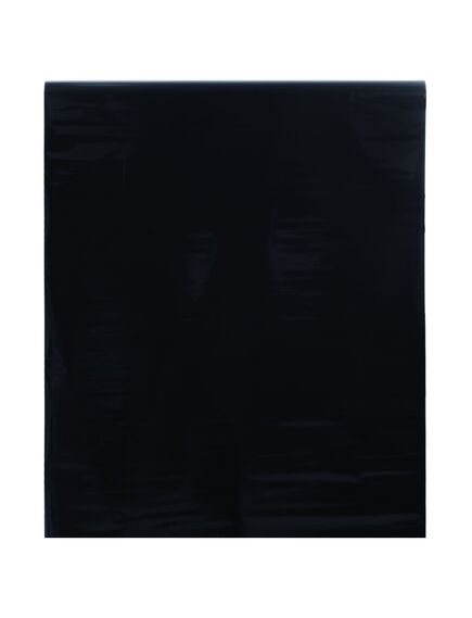 Folie pentru fereastră statică, negru mat, 45x1000 cm, pvc