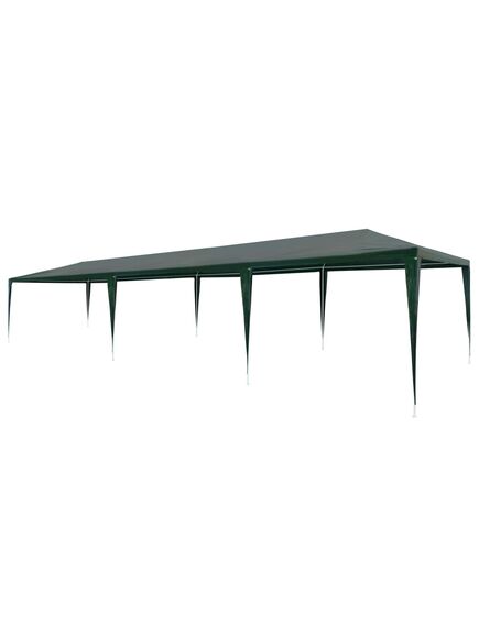 Cort de petrecere, verde, 3 x 9 m, pe