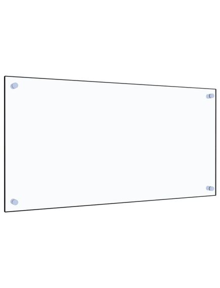 Panou antistropi bucătărie transparent 80x40 cm sticlă securiz.