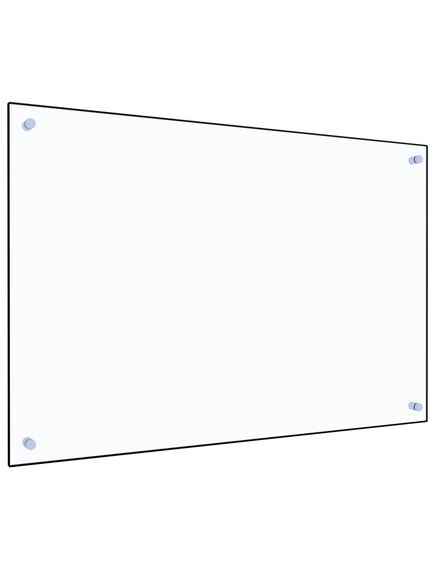 Panou antistropi bucătărie transparent 90x60 cm sticlă securiz.