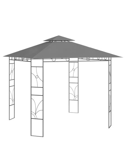 Pavilion, antracit, 3x3x2,7 m, 160 g/m²