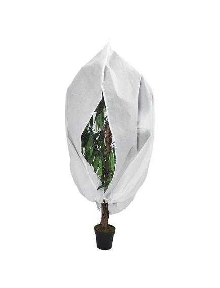 Protecție de fleece pt plante, cu fermoar, 70 g/m², 2,36x2 m