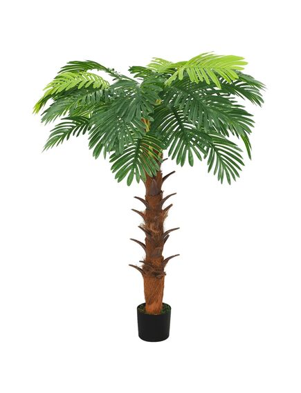 Palmier cycas artificial cu ghiveci, verde, 160 cm