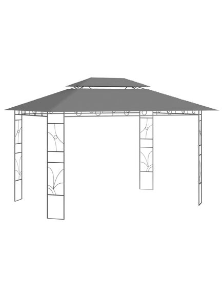 Pavilion, antracit, 4x3x2,7 m, 160 g/m²