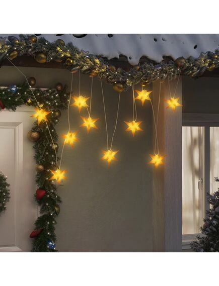 Lumină de crăciun 10 led-uri galben 10 cm