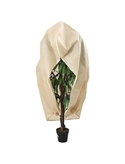 Protecție de fleece plante, cu fermoar, 70 g/m², 3,14x2,5 m