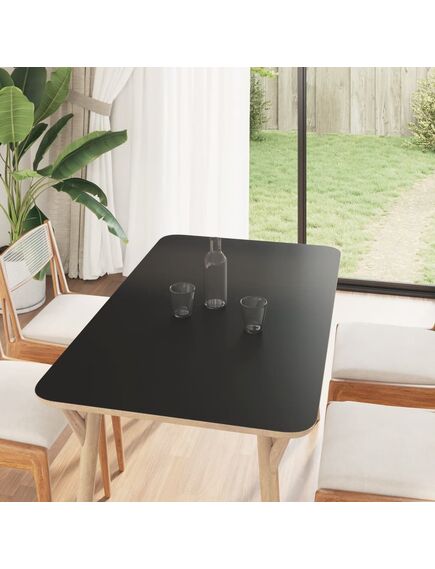 Autocolant pentru mobilier, negru mat, 90x500 cm, pvc