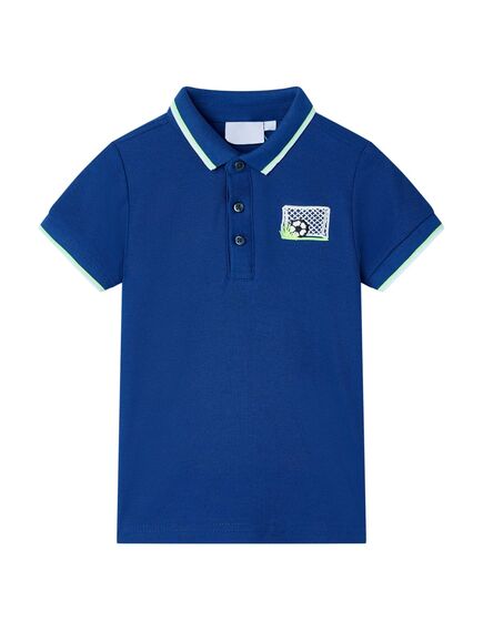 Tricou polo pentru copii, albastru închis, 116