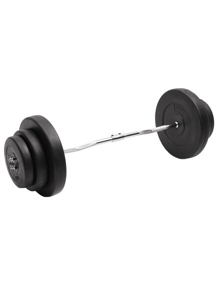 Set halteră ondulată cu greutăți, 60 kg