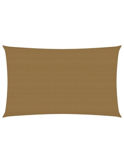 Pânză parasolar, gri taupe, 2,5x5 m, hdpe, 160 g/m²