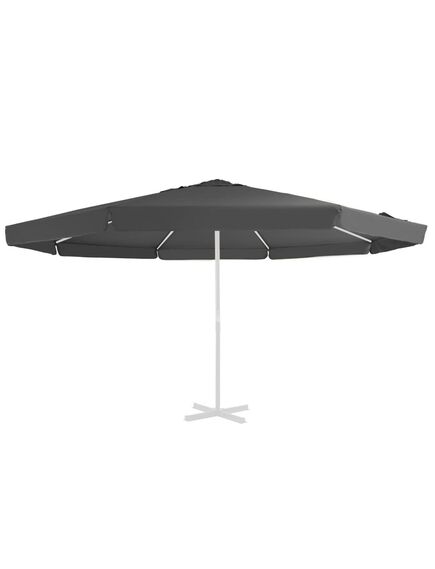 Pânză de schimb umbrelă de soare de exterior, antracit, 500 cm