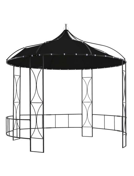 Pavilion, antracit, 300 x 290 cm, rotund