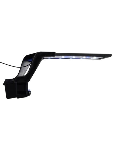 Lampă led pentru acvariu, cu clemă, albastru/alb, 25-45 cm